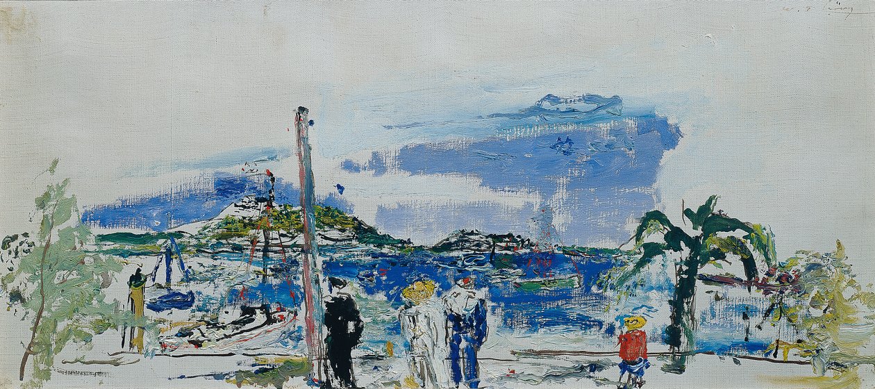 Marins sur la plage - Wilhelm Thöny
