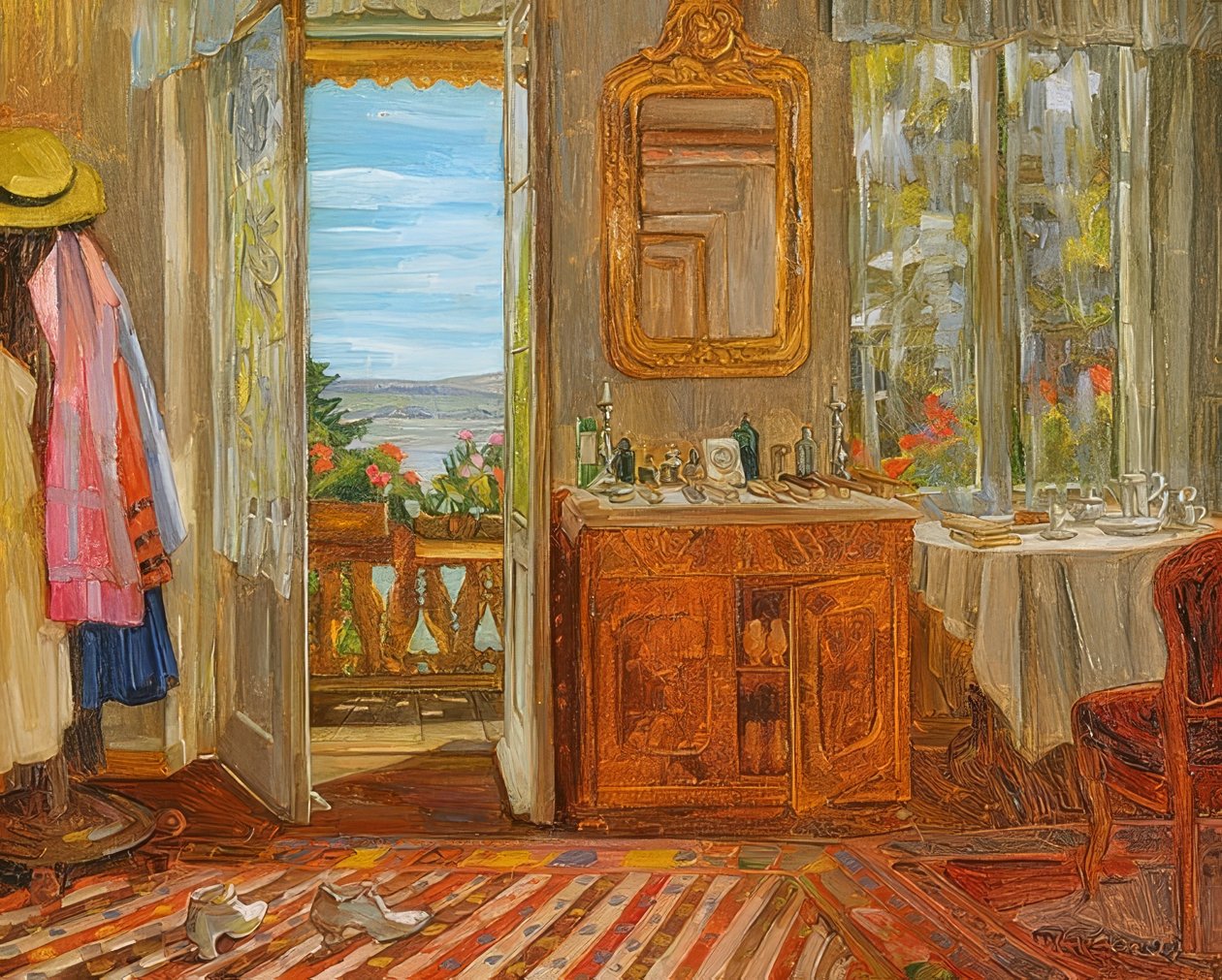 Intérieur au lac de Starnberg - Wilhelm Trübner