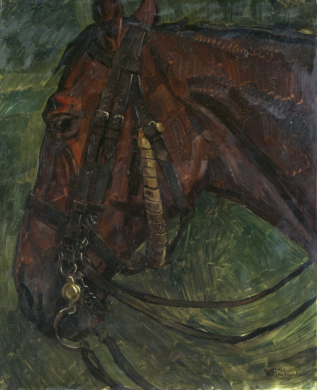 Tête de cheval - Wilhelm Trübner