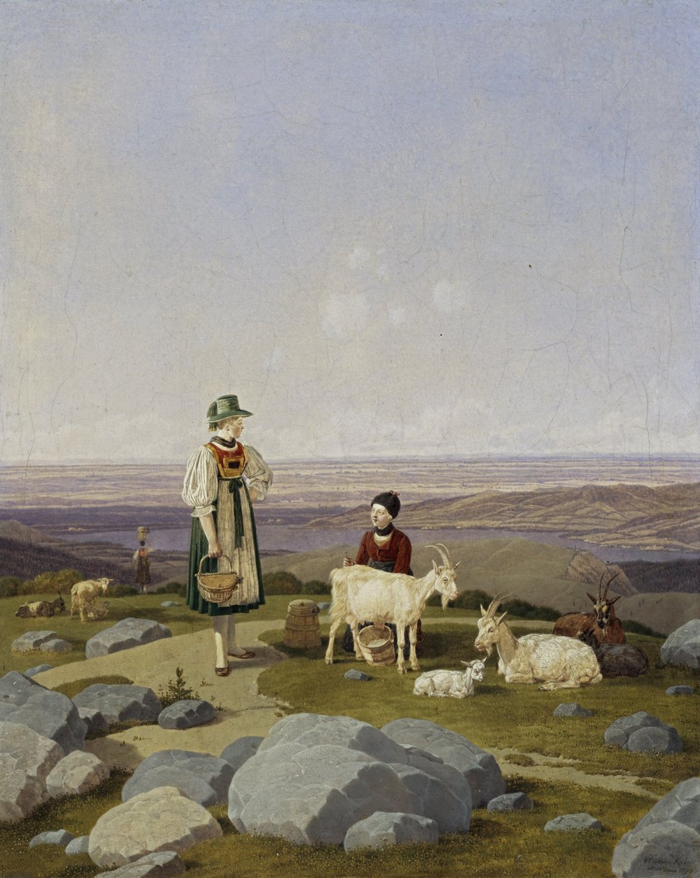 À la Gaisalm - Wilhelm von Kobell