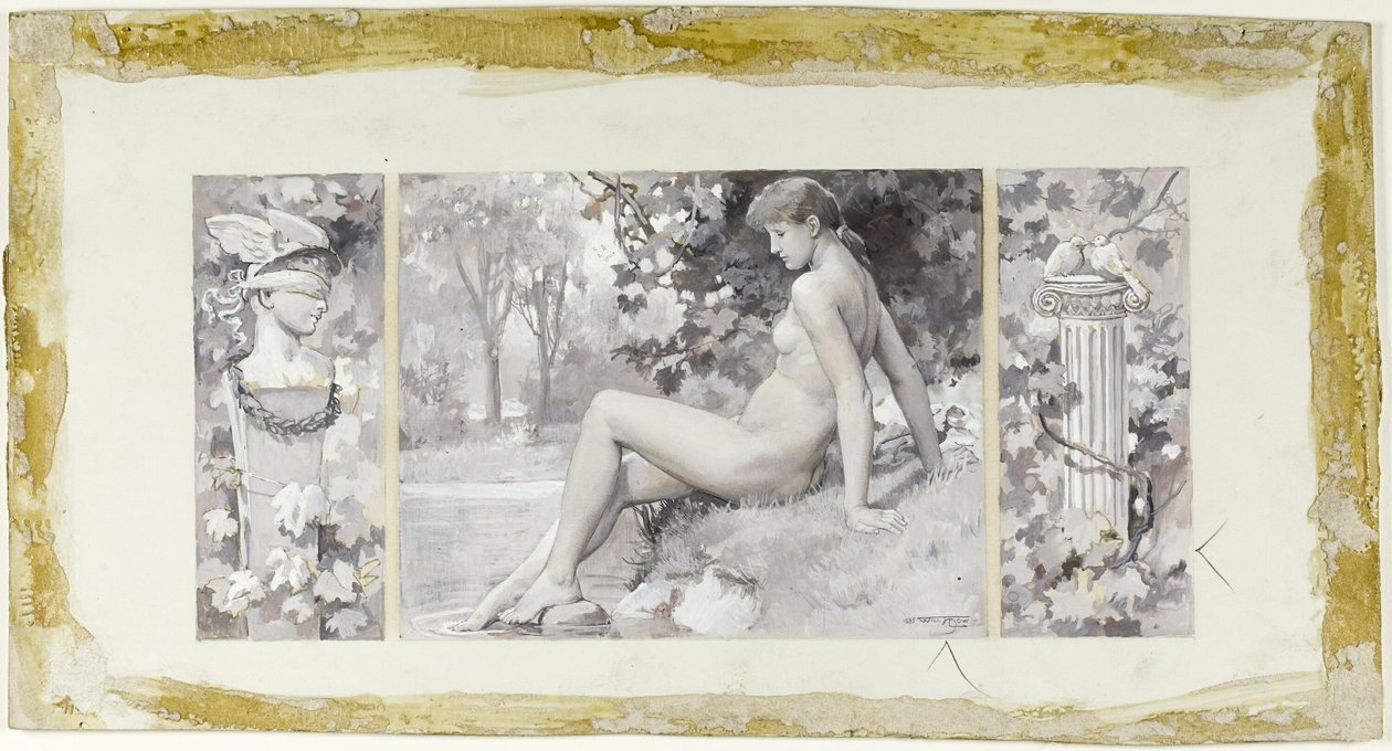 Elle se baigne sans être vue - Will Hicock Low