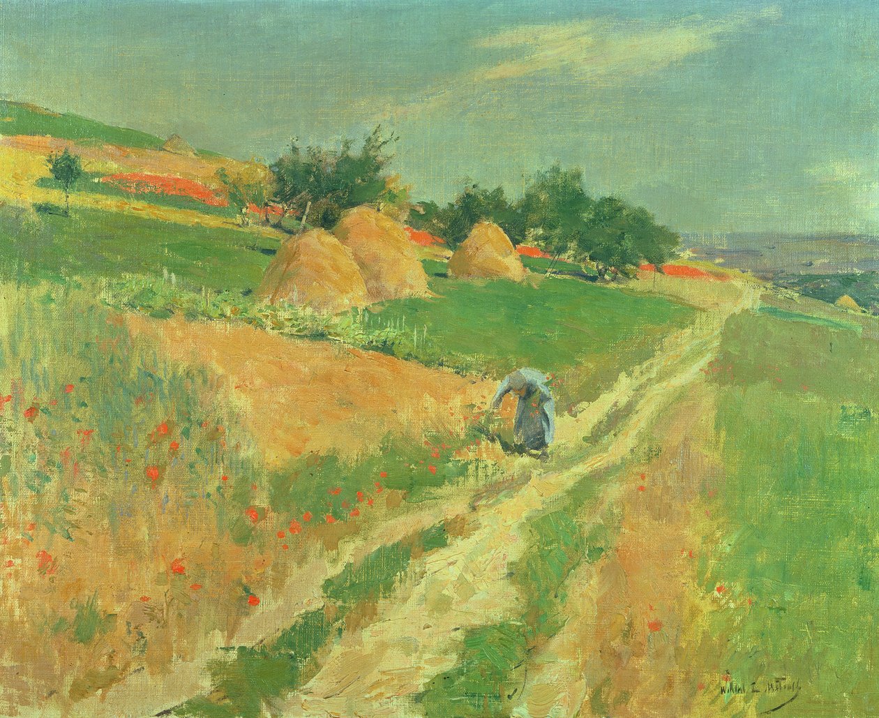Cueillir des fleurs sauvages - Willard Leroy Metcalf