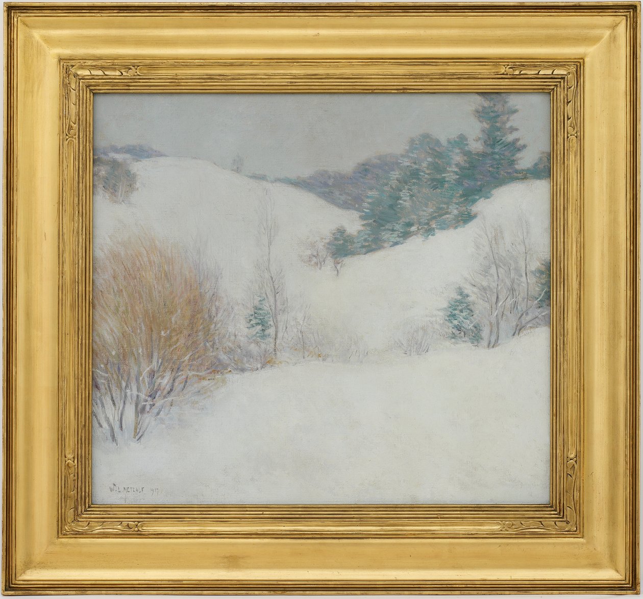 Le Pâturage Blanc - Willard Leroy Metcalf