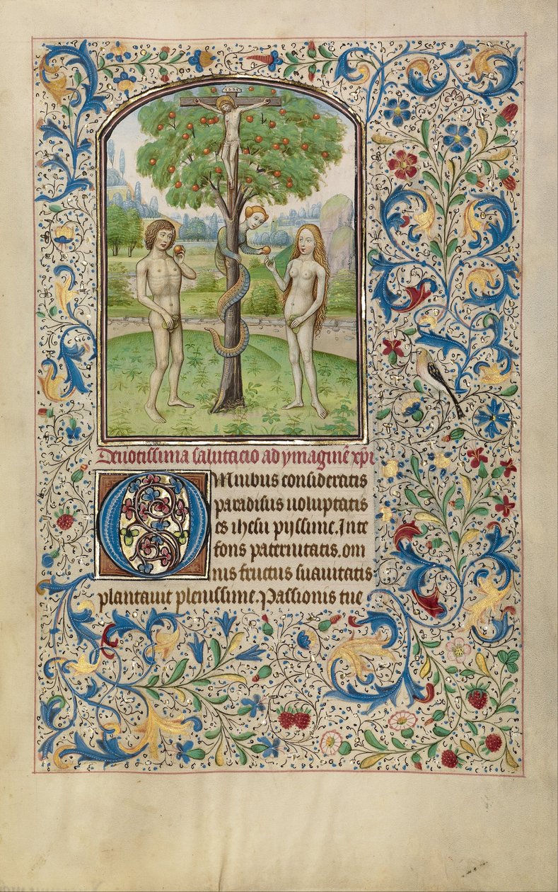 Adam et Ève mangeant le fruit défendu - Willem Vrelant