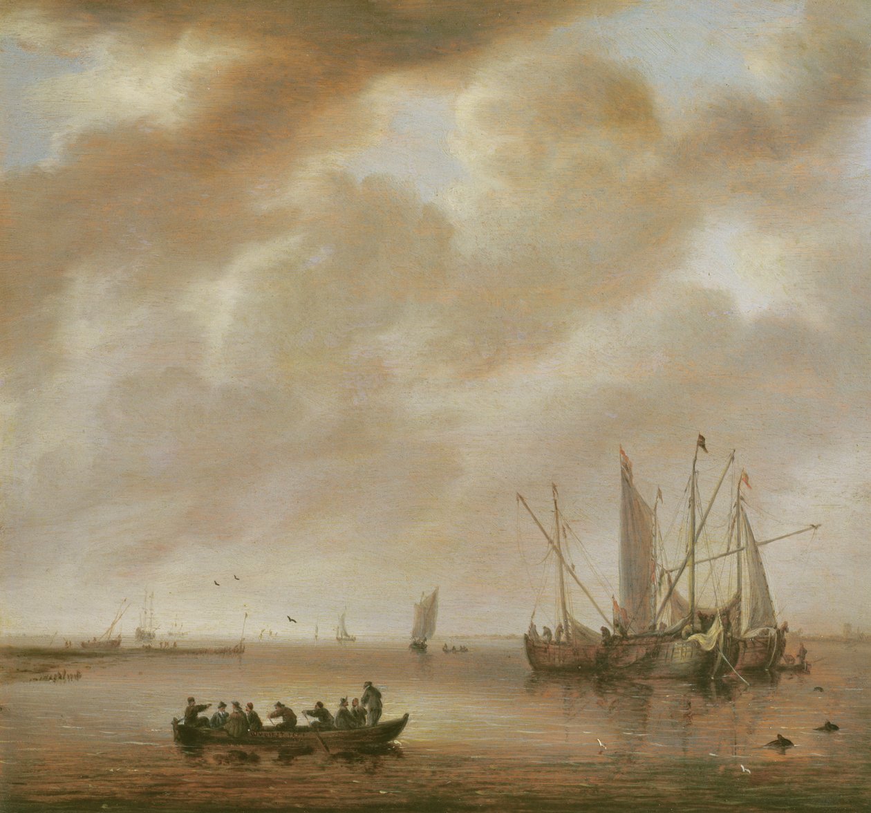 La Mer calme, 1651 - Willem van Diest