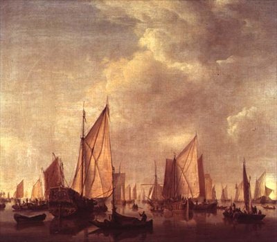 Navires par temps calme - Willem van de Velde