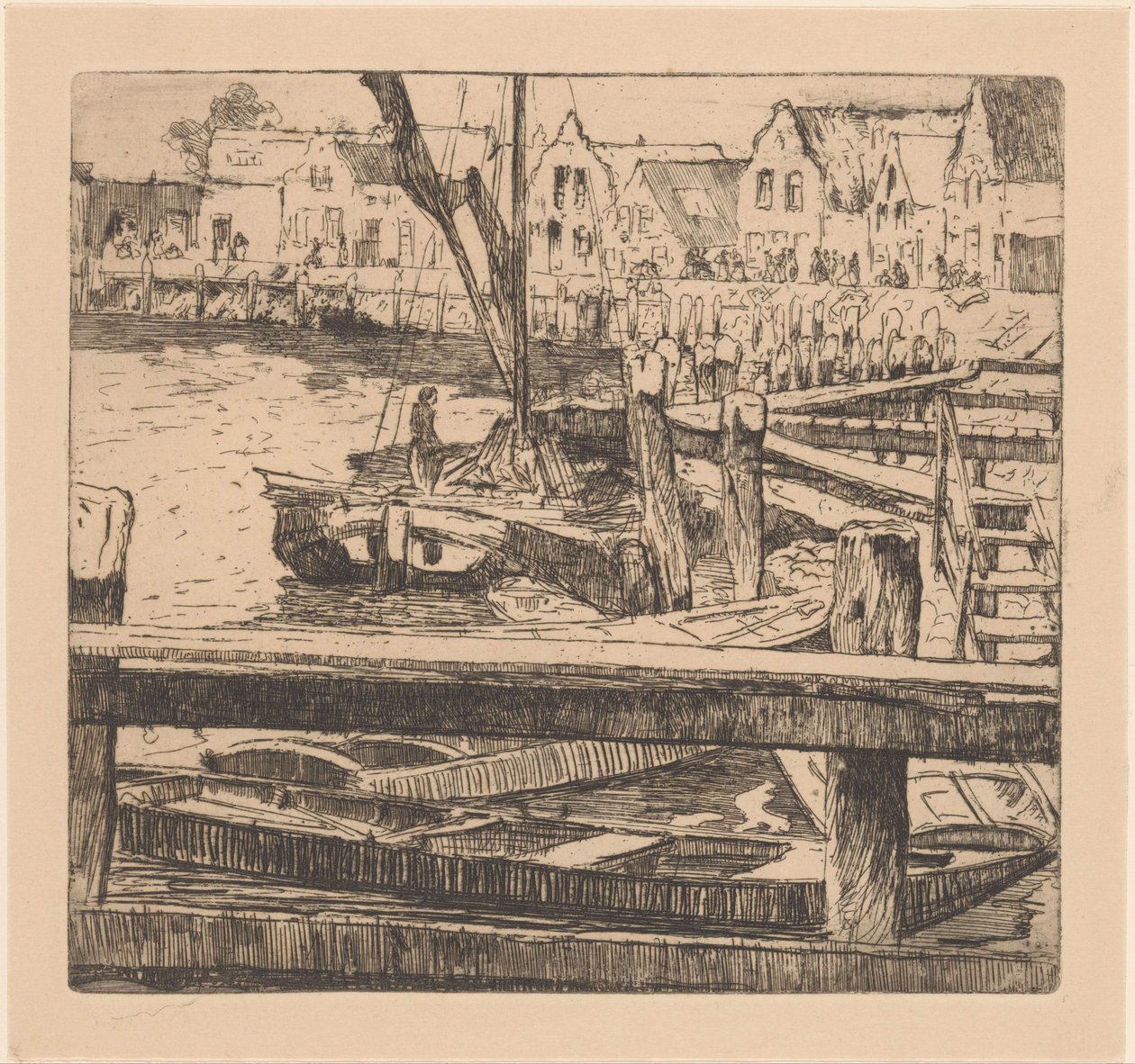 Port de Volendam - Willem Adrianus Grondhout