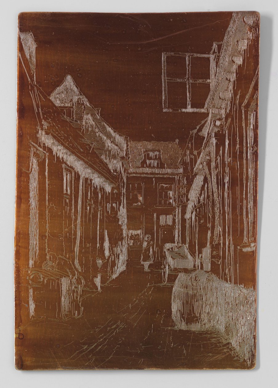 Vieille rue à Voorburg - Willem Adrianus Grondhout
