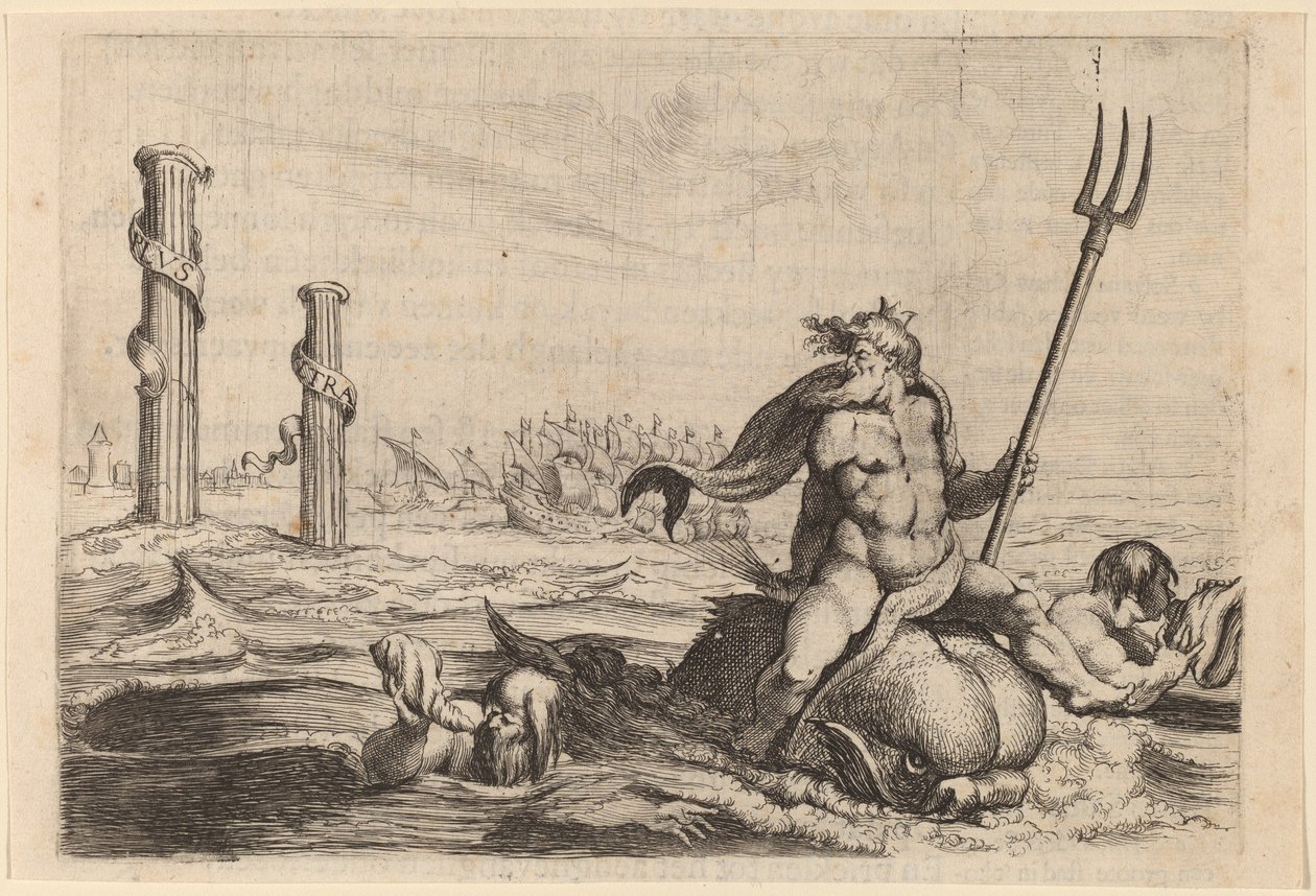 Neptune et les colonnes d