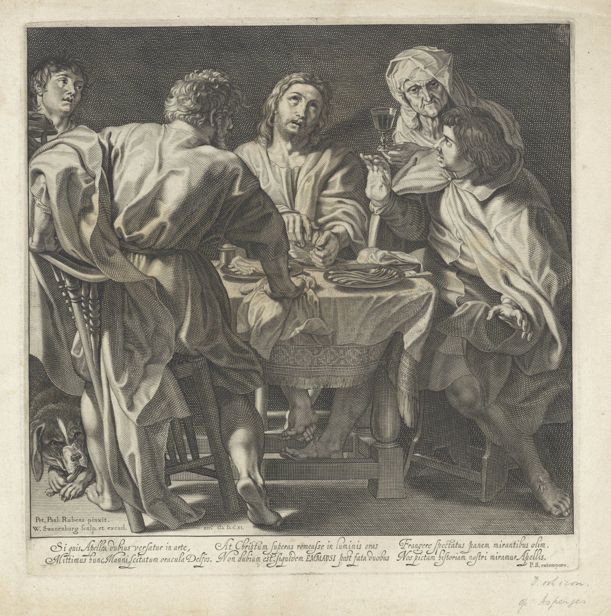 Repas à Emmaüs - Willem Isaacsz. van Swanenburg