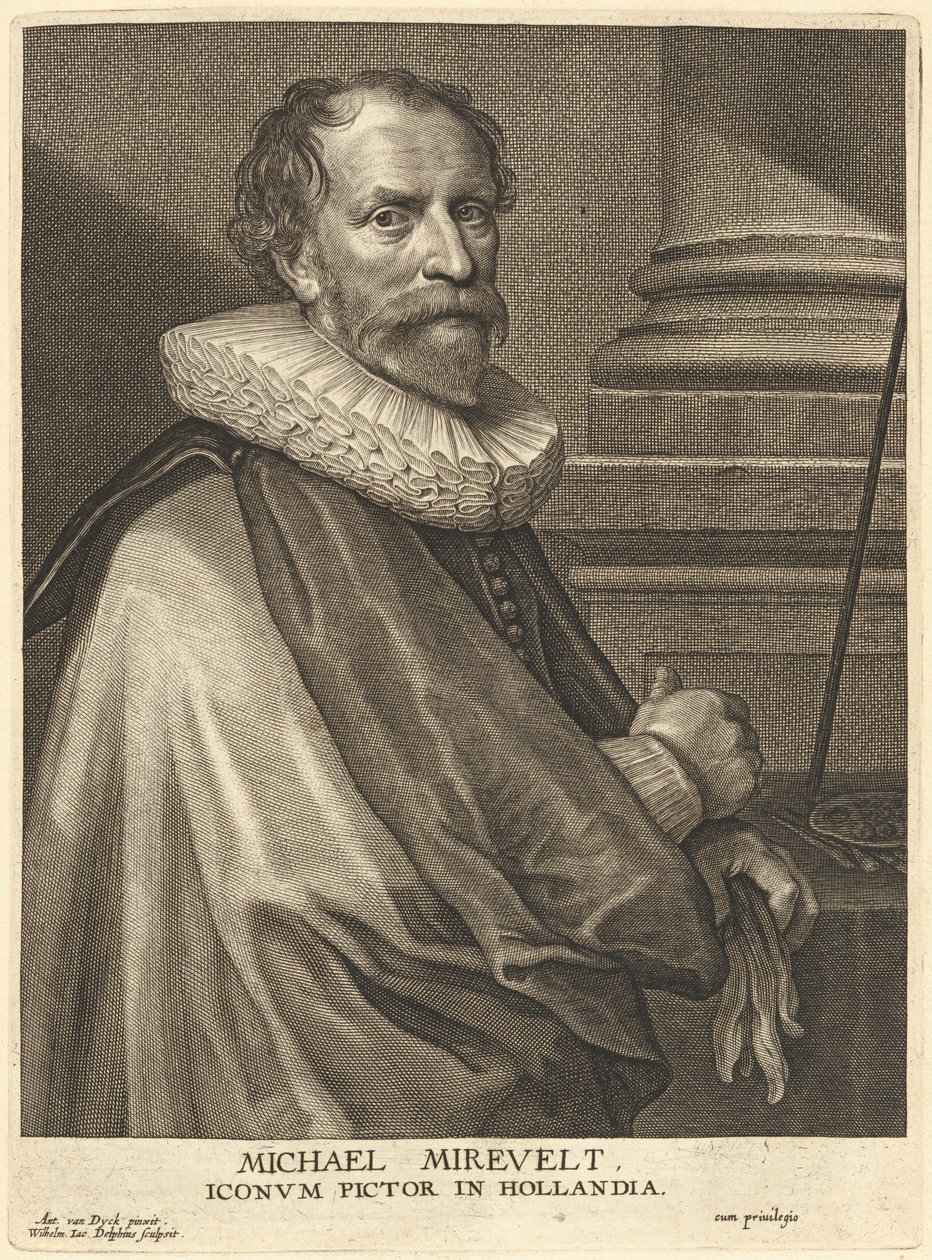 Michel Miereveld - Willem Jacobsz Delff after Sir Anthony van Dyck