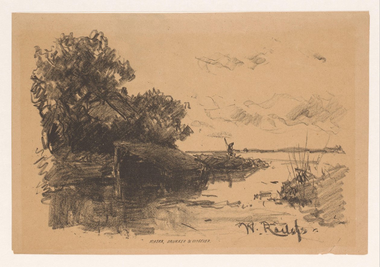 Paysage de polder - Willem Roelofs (I)