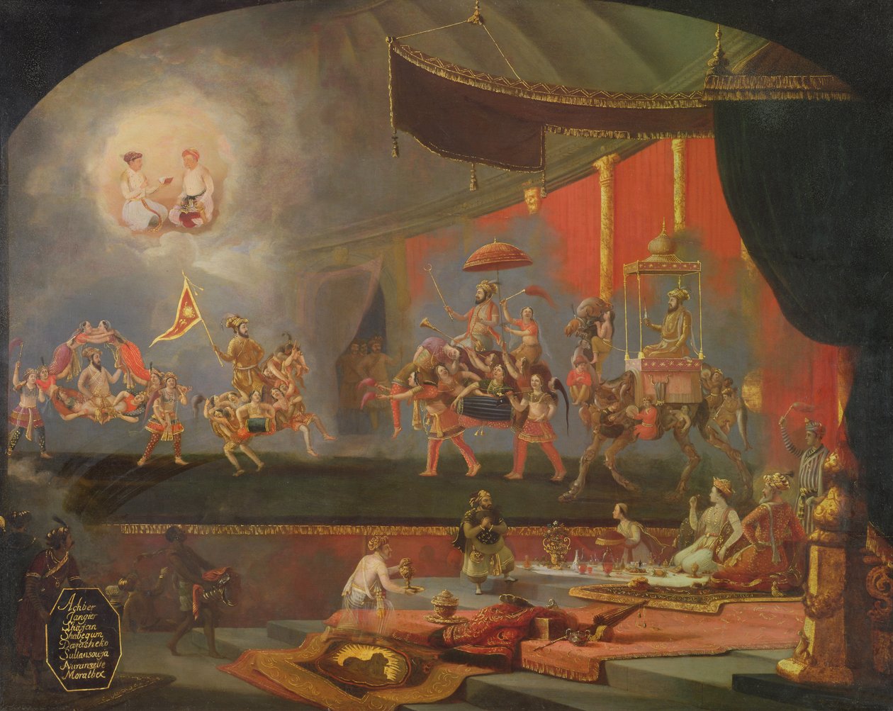 Peinture inspirée par les miniatures mogholes - Willem Schellinks
