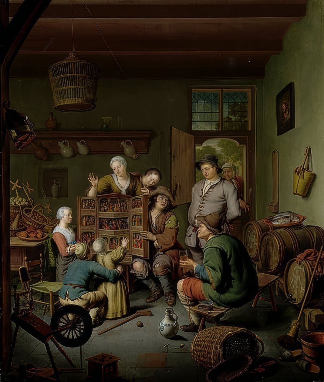 La Boîte à curiosités. 1718 - Willem Van Mieris