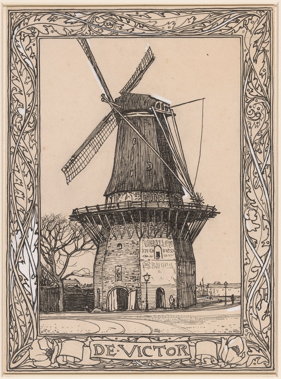 Le Victor, moulin à Amsterdam - Willem Wenckebach