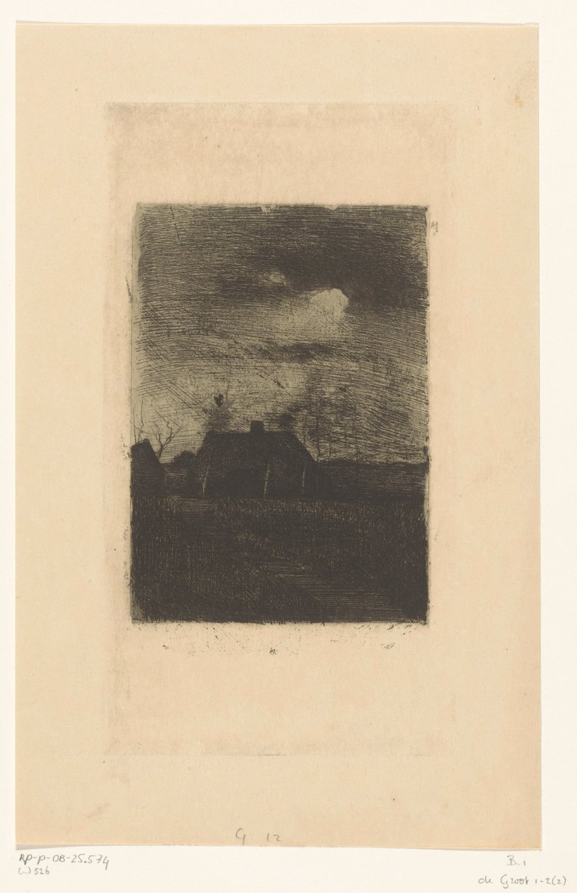 Ferme au crépuscule - Willem Arnoldus Witsen