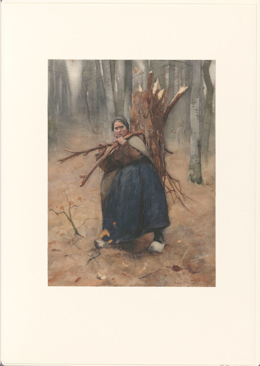 Ramasseuse de bois - Willem Arnoldus Witsen