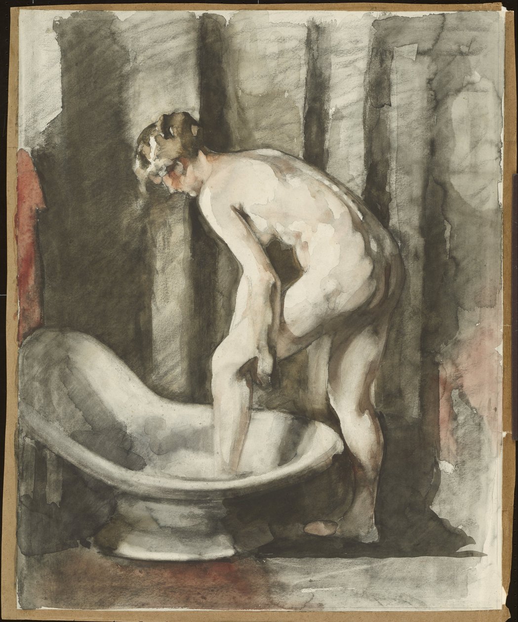 Femme nue entrant dans le bain - Willem Arnoldus Witsen