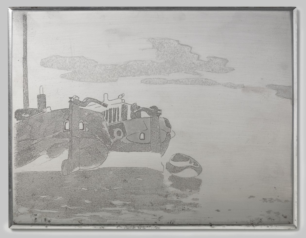 Deux péniches - Willem Arnoldus Witsen