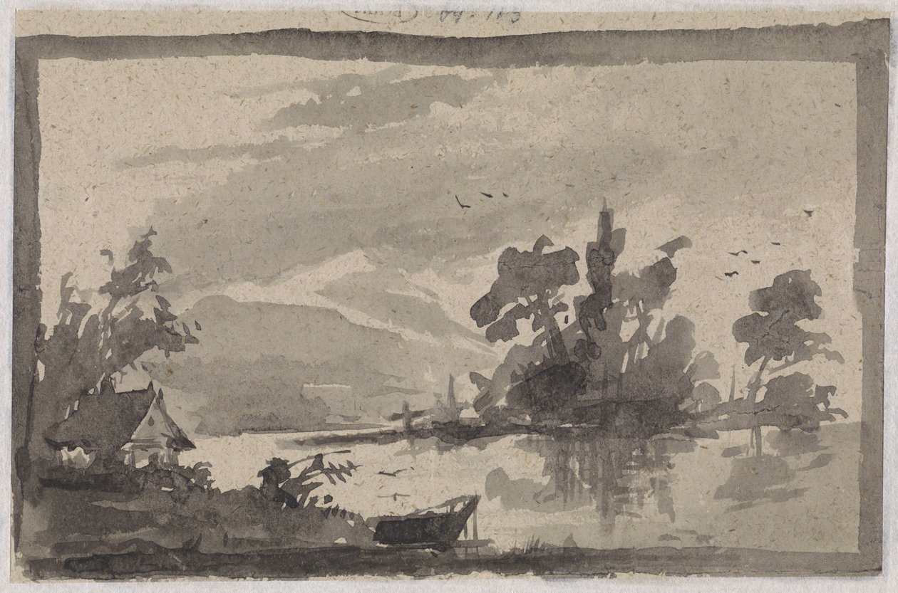 Paysage fluvial - Willem de Famars Testas