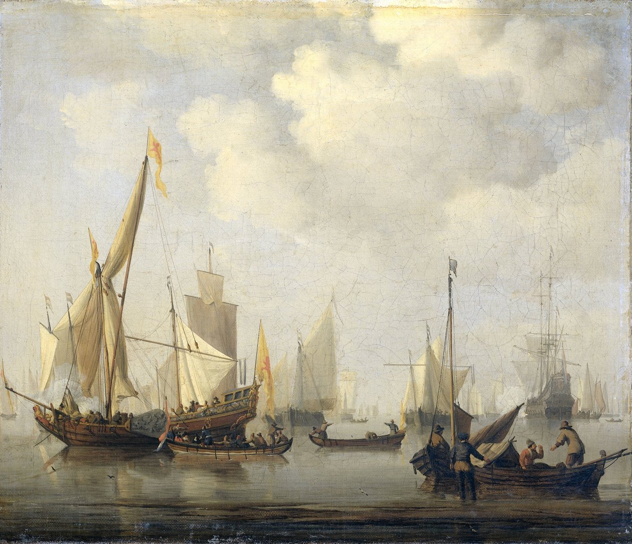 Calme en mer - Willem van de Velde (II)