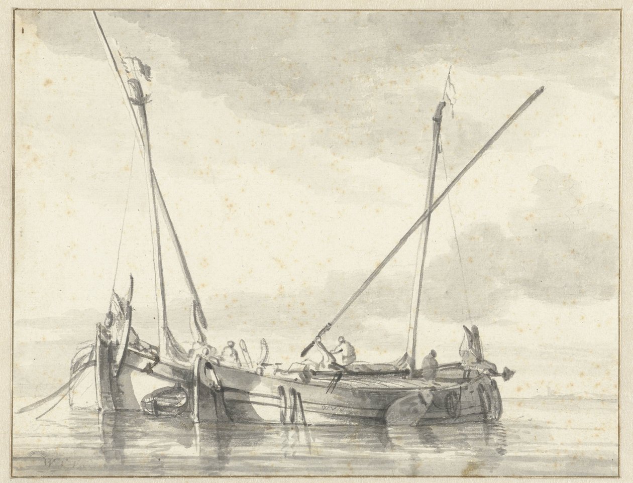 Deux petits bateaux - Willem van de Velde (II)