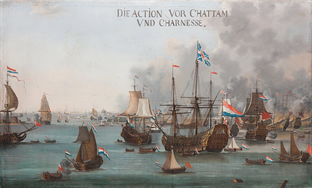 La bataille de Chatham - Willem van der Stoop