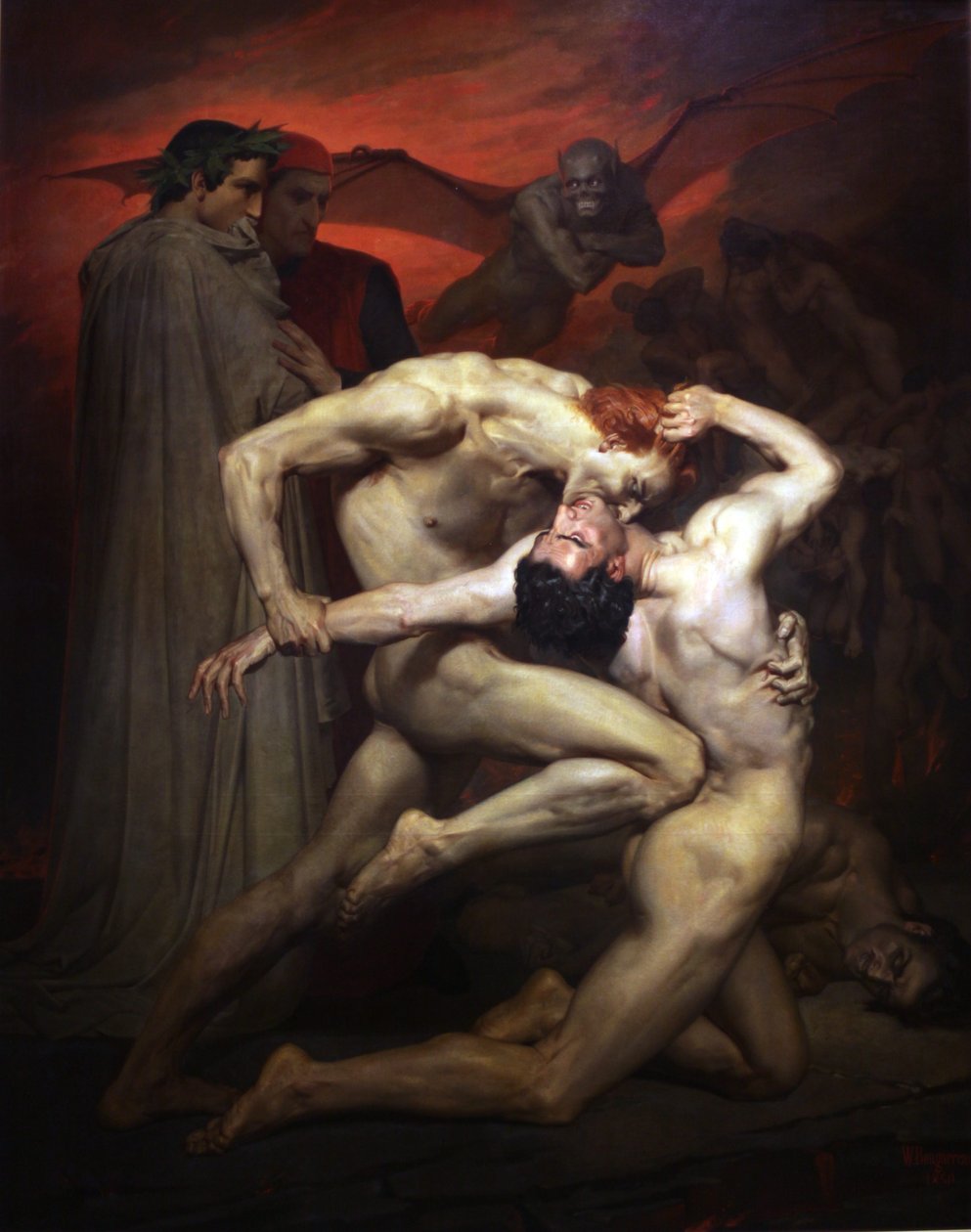 Dante et Virgile - William Adolphe Bouguereau