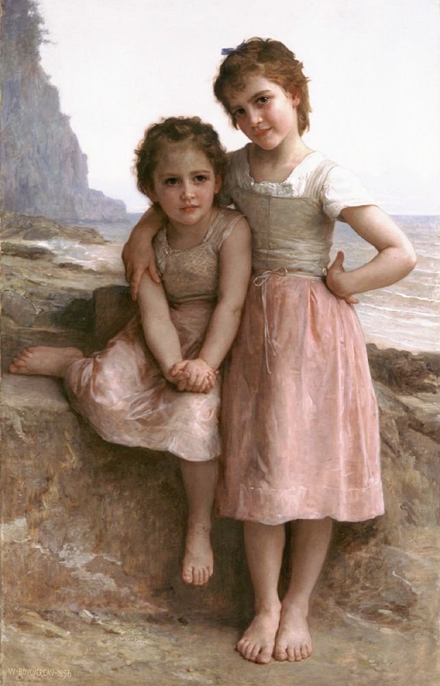 Sur la grève - William Adolphe Bouguereau