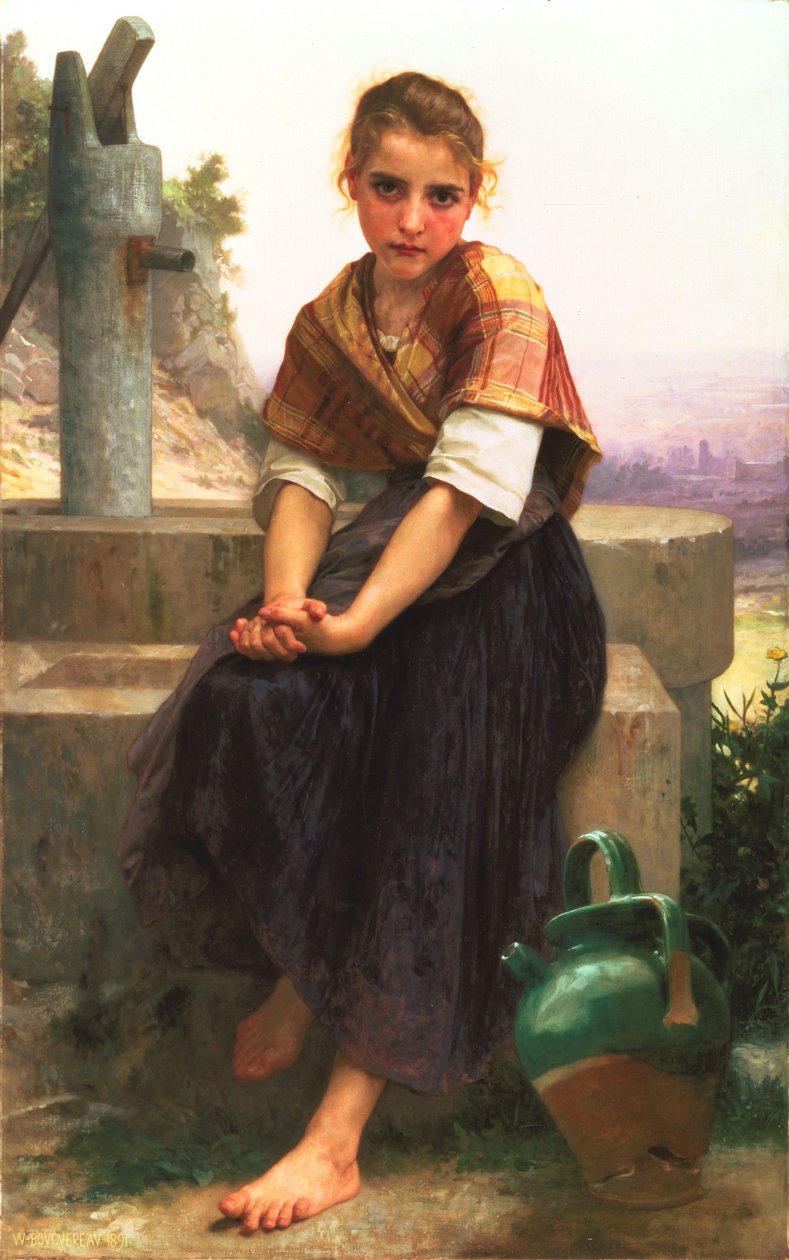 La Cruche Cassée - William Adolphe Bouguereau