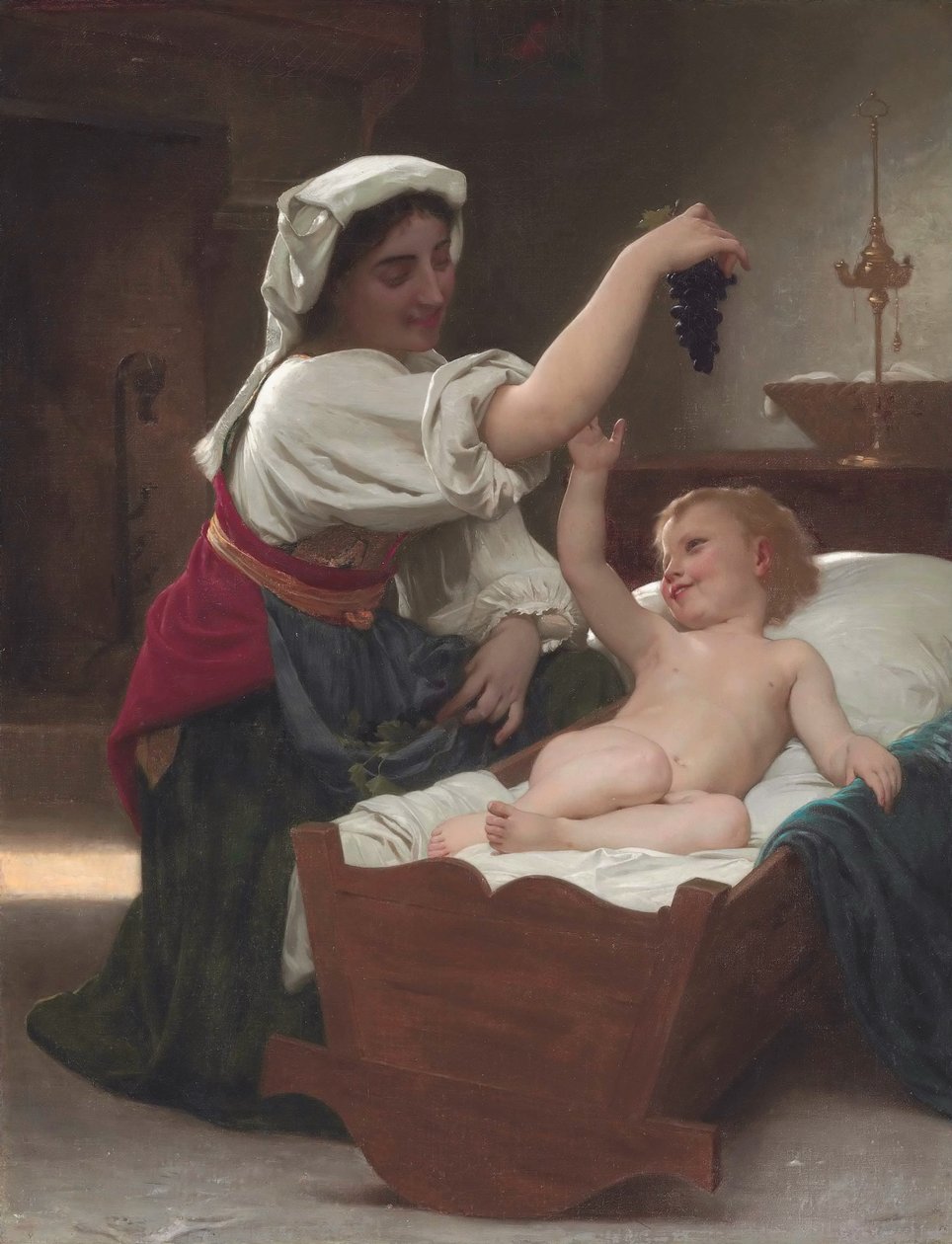 La Grappe de Raisins - William Adolphe Bouguereau