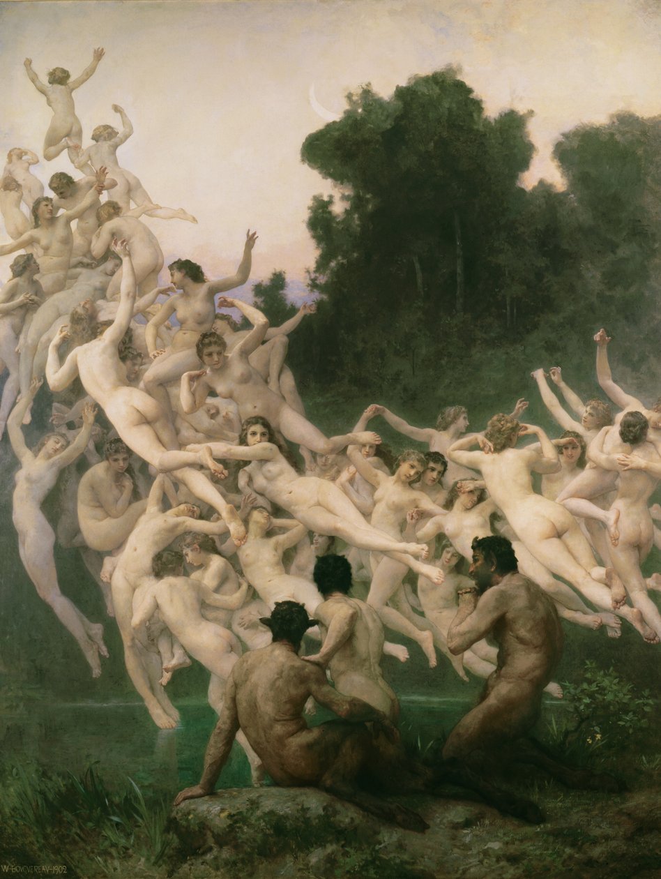 Les Oréades - William Adolphe Bouguereau