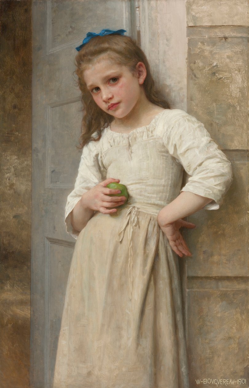 Yvonne sur le pas de la porte - William Adolphe Bouguereau