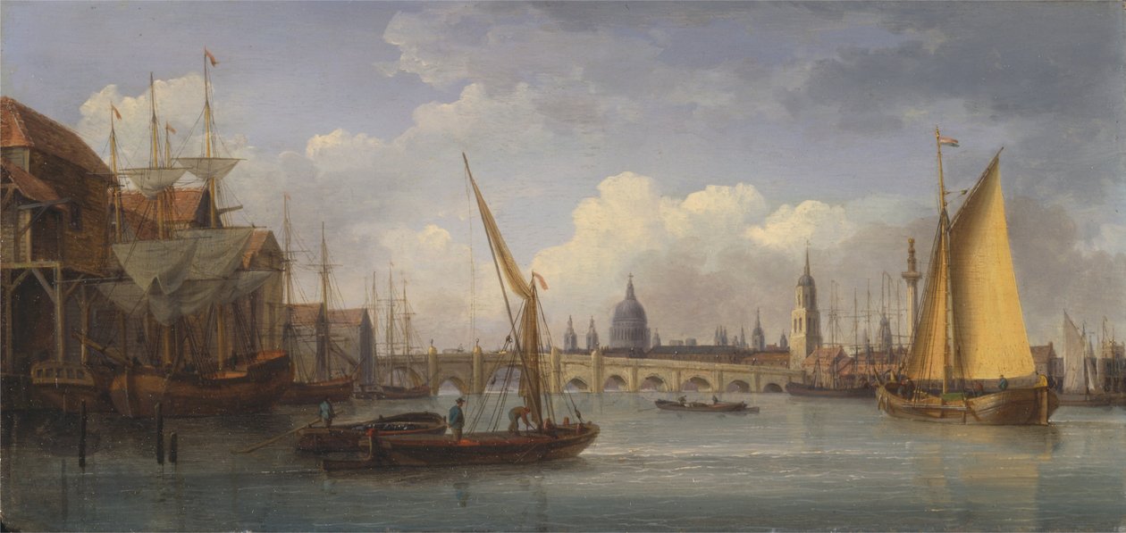 Pont de Londres, avec la cathédrale Saint-Paul au loin - William Anderson