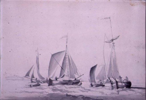 Paysage marin avec expédition maritime - William Anderson
