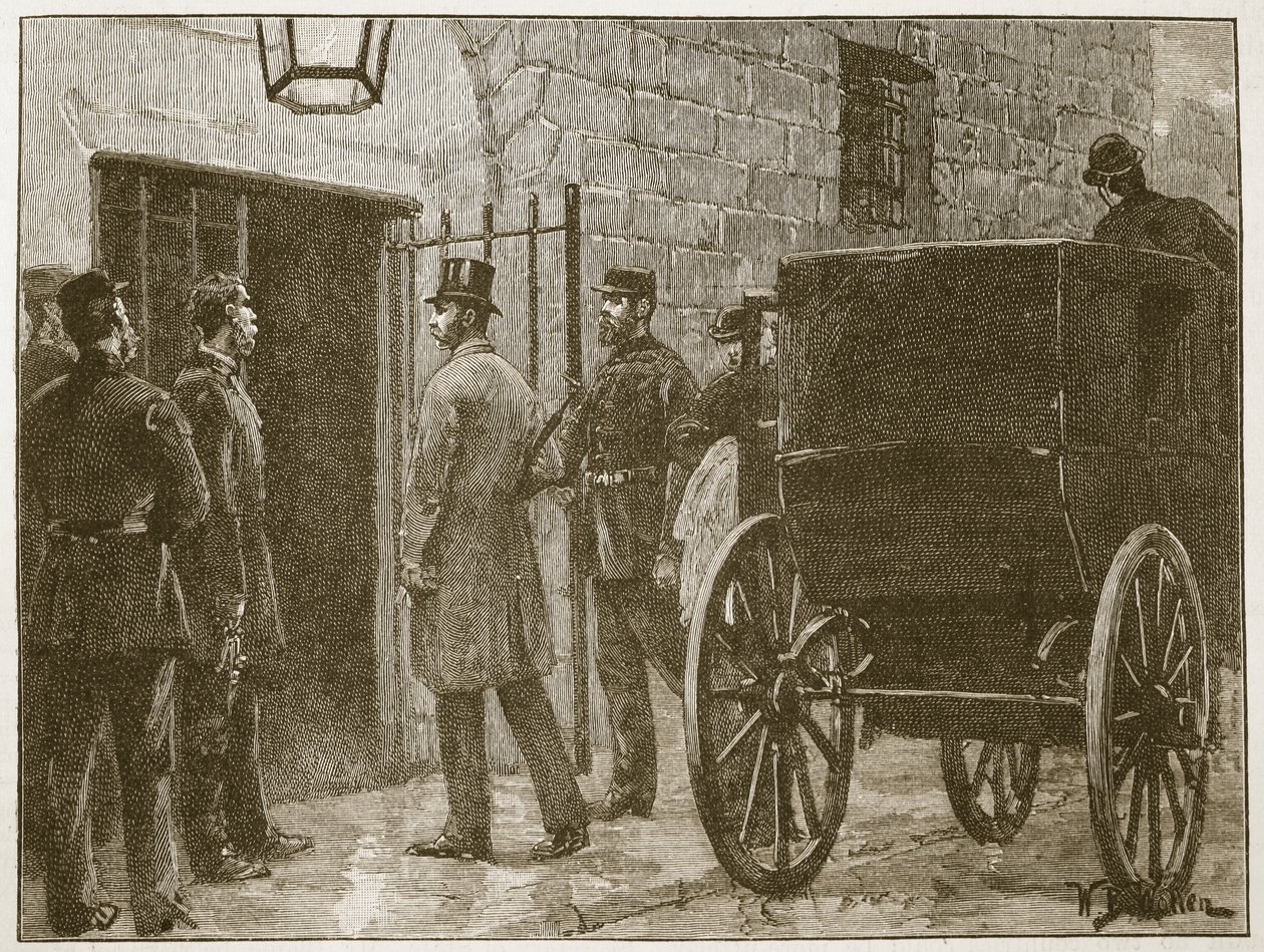 Arrivée de M. Parnell à la prison de Kilmainham, illustration de 