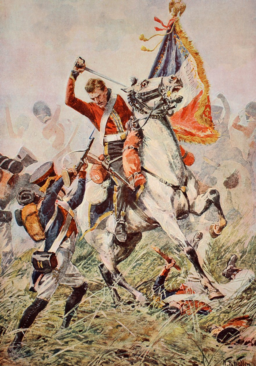 Le sergent Ewart capturant l