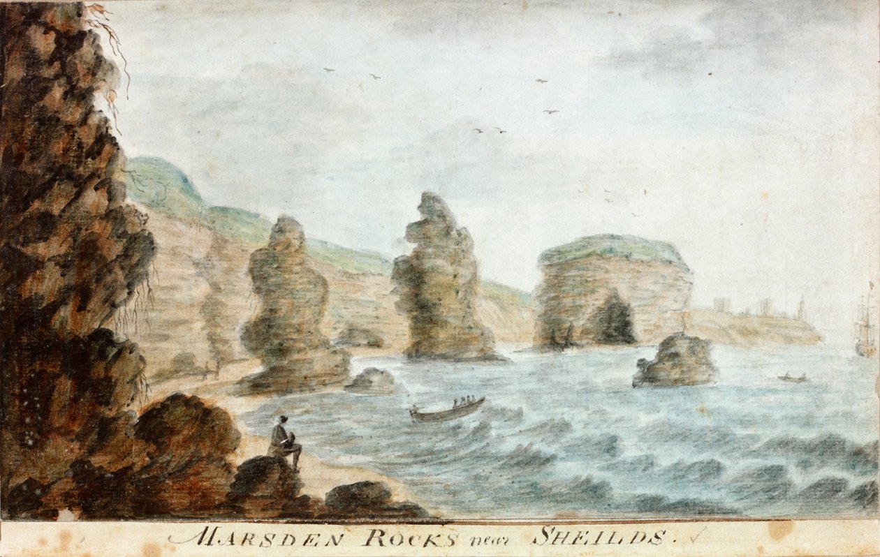 Rochers de Marsden près de Shields - William Beilby