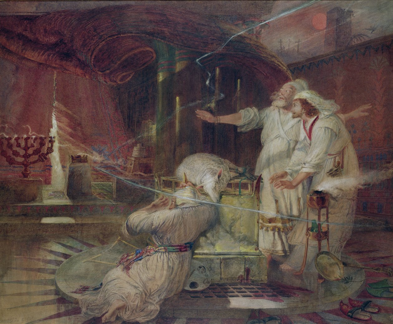 La Déchirure du Voile, 1869 - William Bell Scott