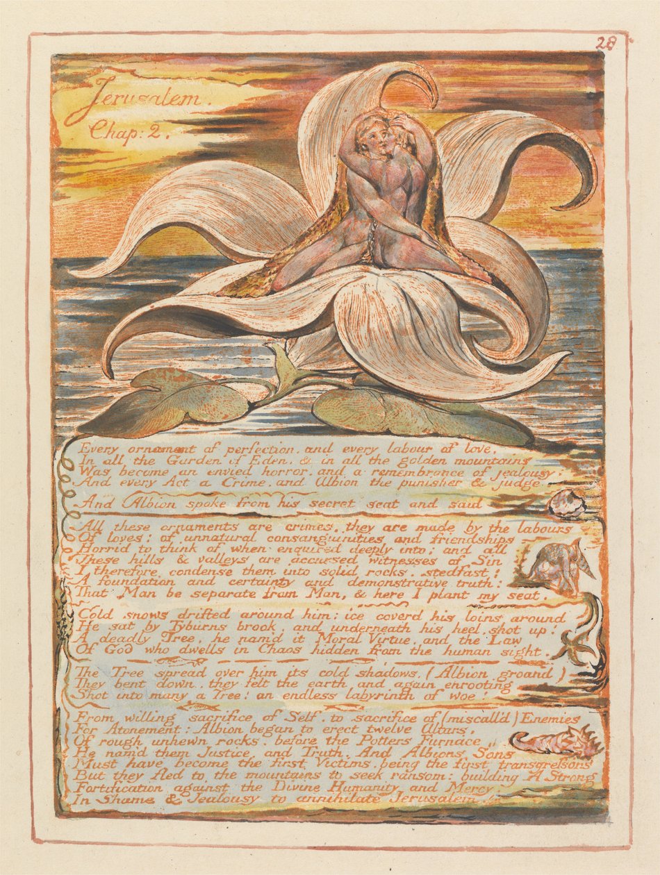 Jérusalem, Planche 28 - William Blake