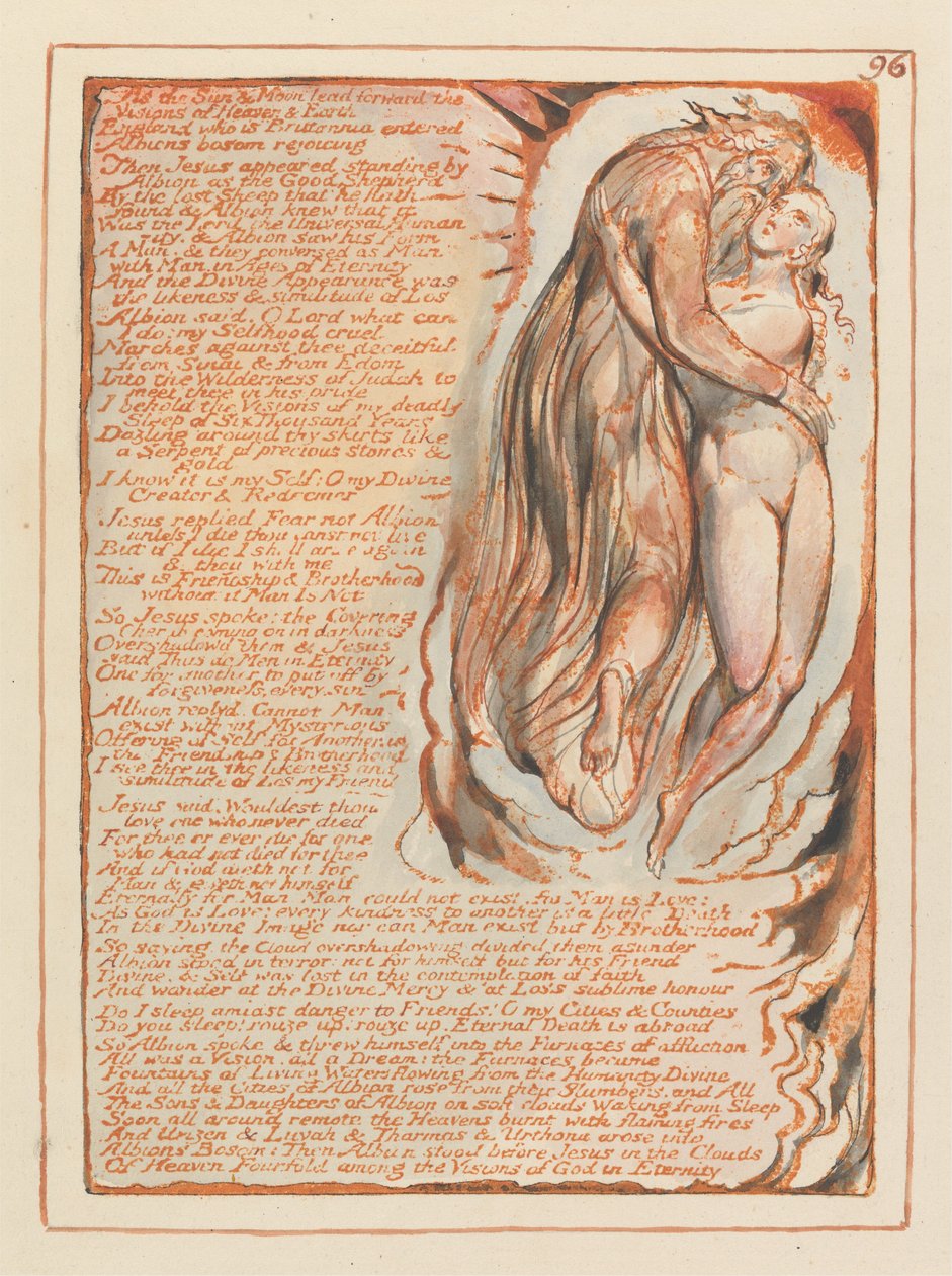 Jérusalem, Planche 96 - William Blake