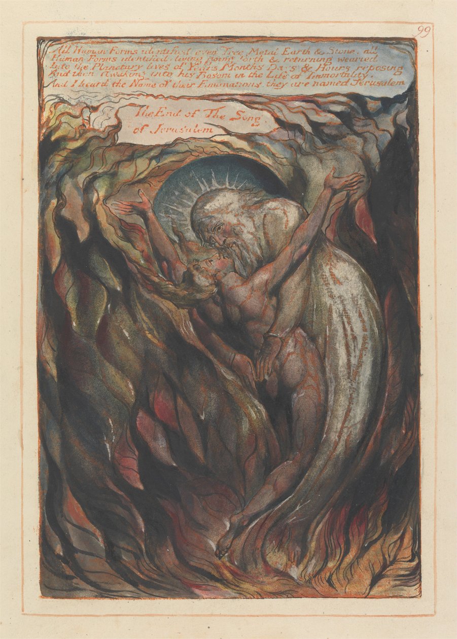 Jérusalem, Planche 99 - William Blake