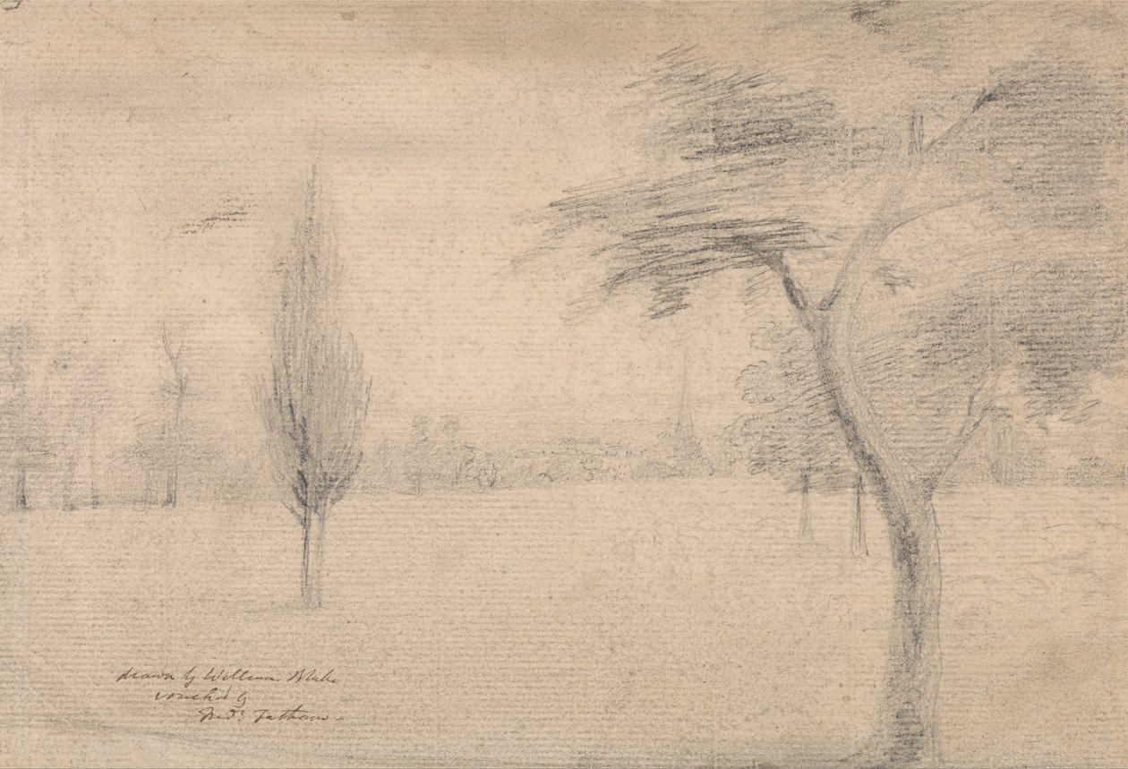 Paysage avec flèche - William Blake