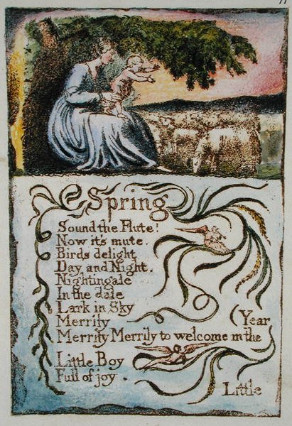 Printemps, illustration de Chants d