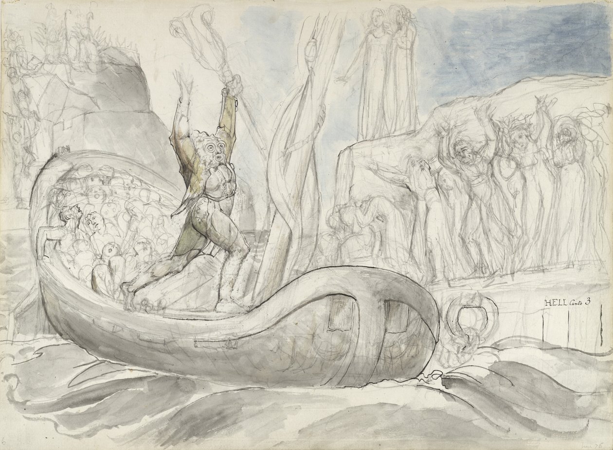 Illustration de la Divine Comédie de Dante Alighieri, 1824-27 - William Blake