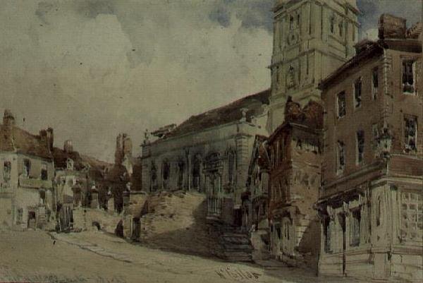 Église All Hallows, Worcester - William Callow