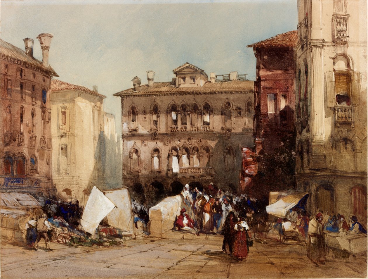 Palazzo Falier, Venise, 1847 - William Callow