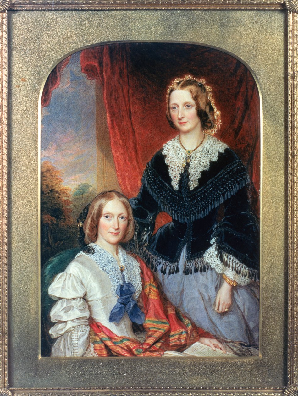 De gauche à droite Helen Shelley (1799-1885) et Margaret Shelley (1801-87) - William Charles Ross
