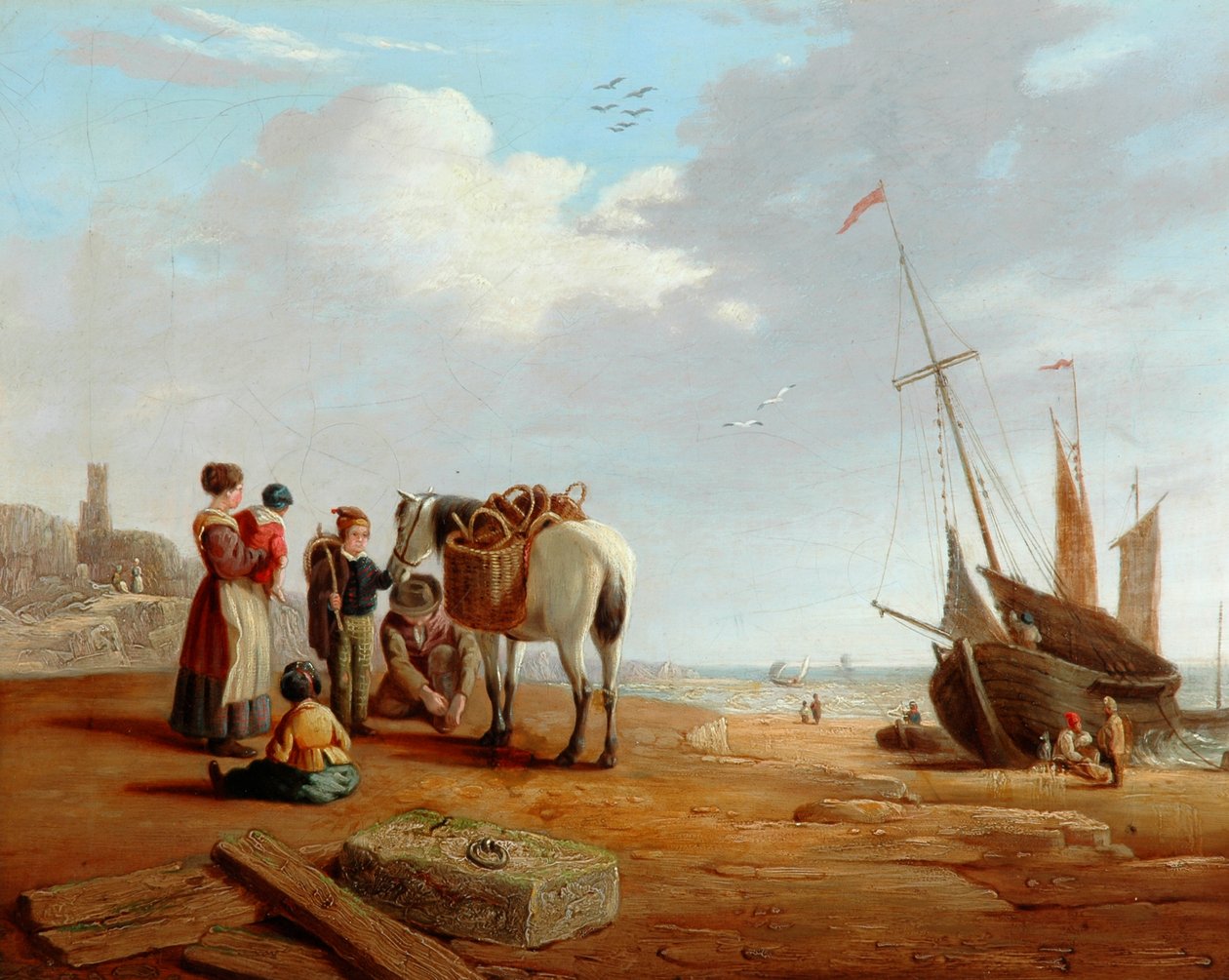 Scène de la côte italienne - Clarkson Frederick Stanfield