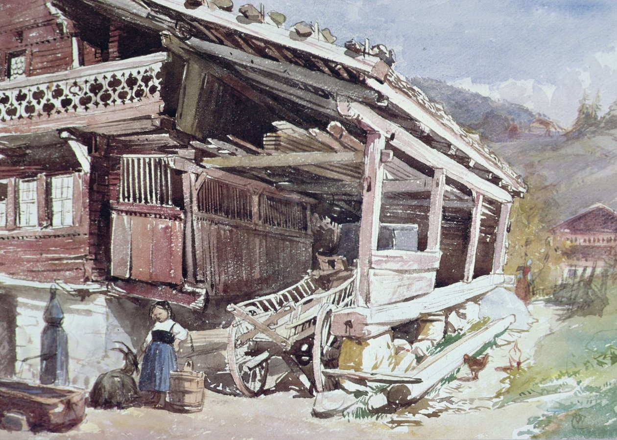 Chalet et ferme dans l